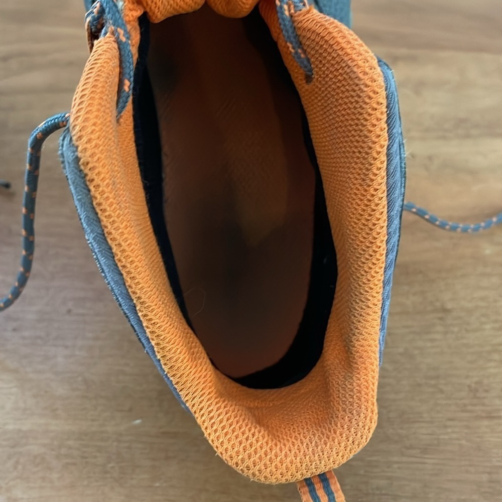 Merrell Chameleon Hiker Hiking Shoes Grey Orange Size 5 - Picture 14 of 14